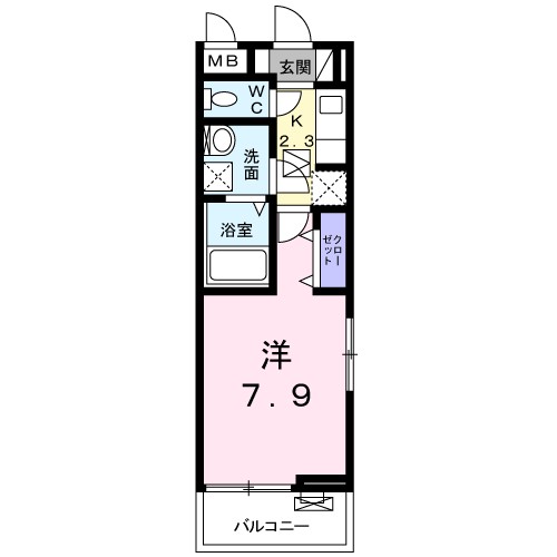 プレミール大船 101号室 間取り