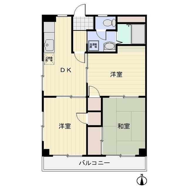 ドミール本厚木 301号室 間取り
