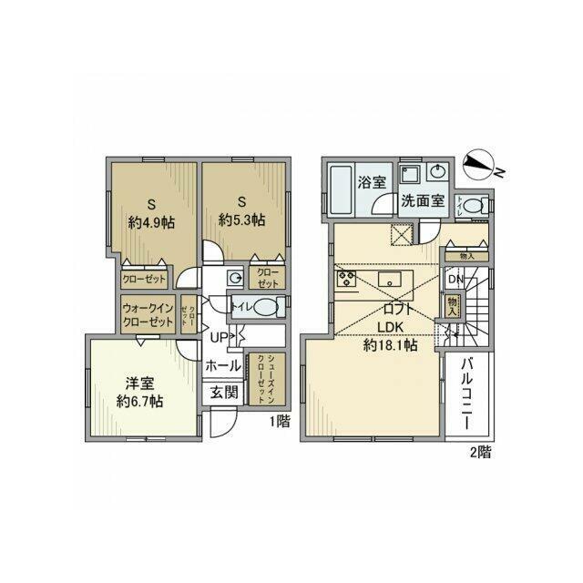 共恵戸建 間取り