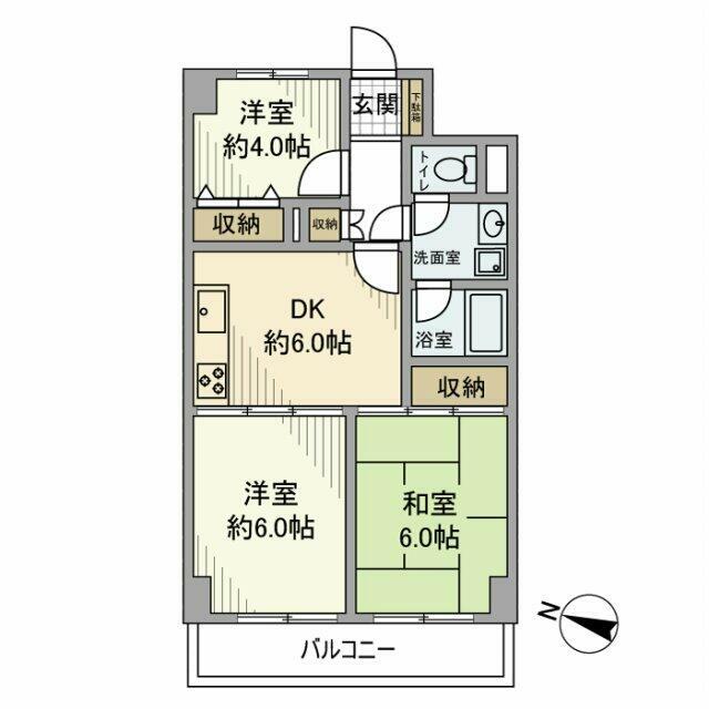 ライオンズマンション戸塚第参 110号室 間取り