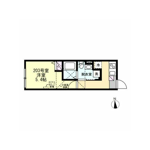 Bay maison 湘南台 203号室 間取り