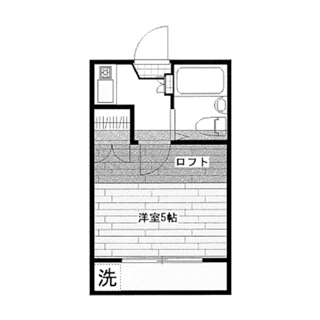 レオパレス戸塚エクセル第8 105号室 間取り