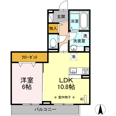 ＬＳＹ４５ 306号室 間取り