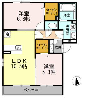 セグンド　エスペランサ 201号室 間取り