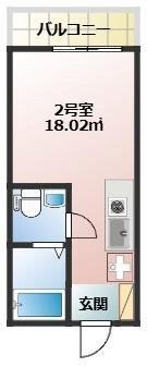 ＢＡＣＥ上和田 202号室 間取り