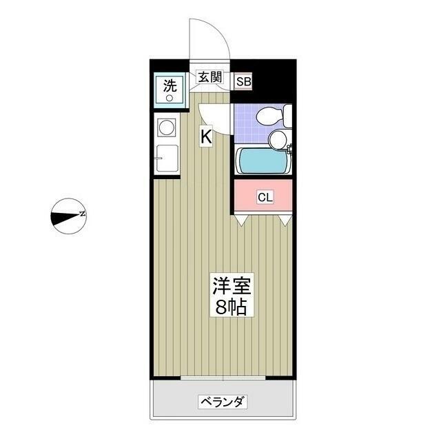 湘南平塚コート 103号室 間取り