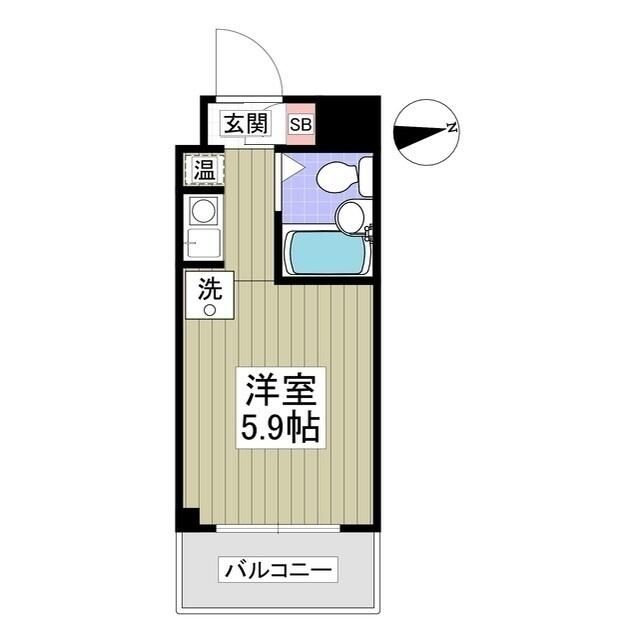 ドリームスペースマンション B-09号室 間取り