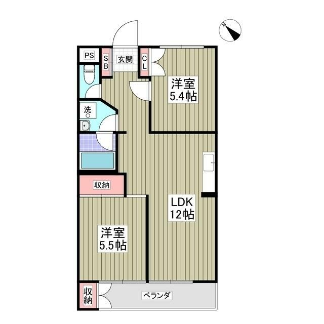 ミツイマンション 302号室 間取り