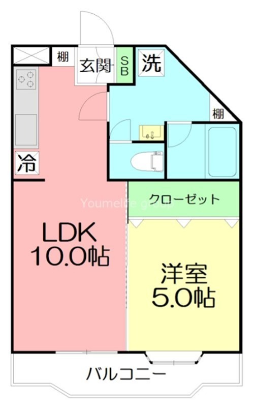 サンレジデンス 101号室 間取り