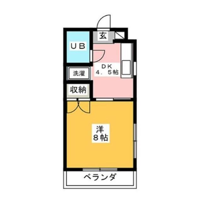 第三伸和コーポ 306号室 間取り