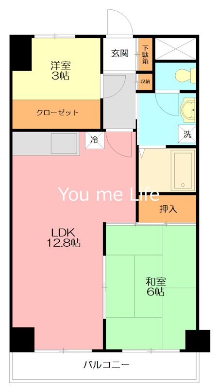 メイプル７ 303号室 間取り