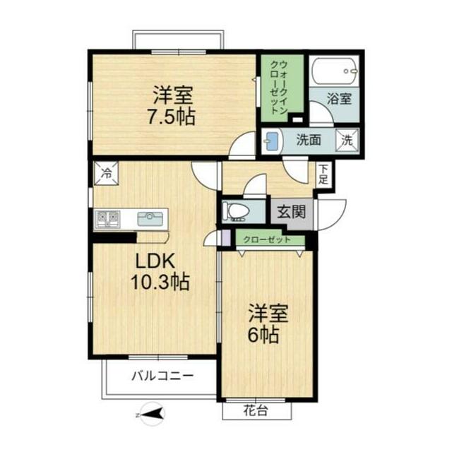 アイビーハウス 301号室 間取り