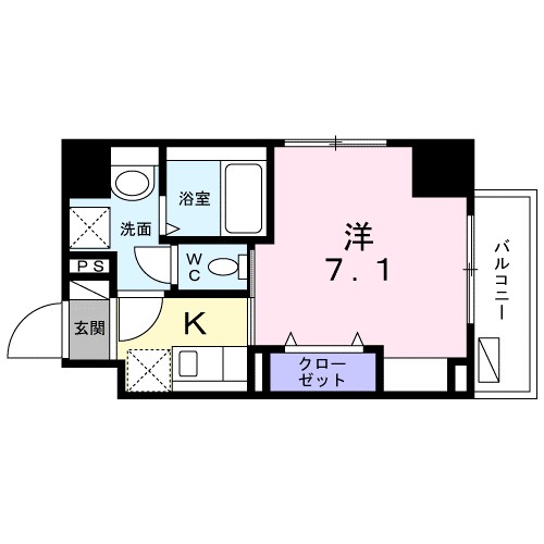 スアヴィス平塚宝町 304号室 間取り