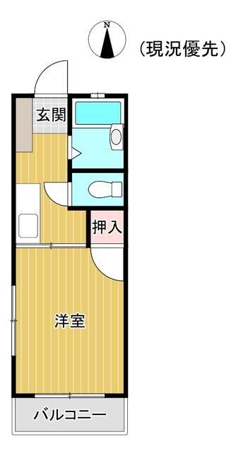 シーガルハイツ 205号室 間取り