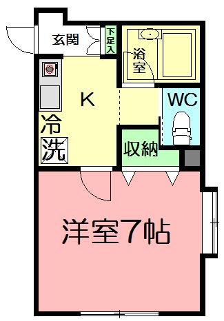 第３山仁ハイツ 102号室 間取り