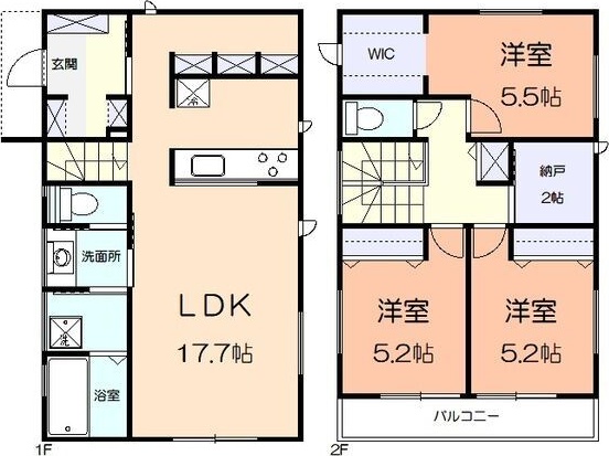 アツギテラスA 間取り