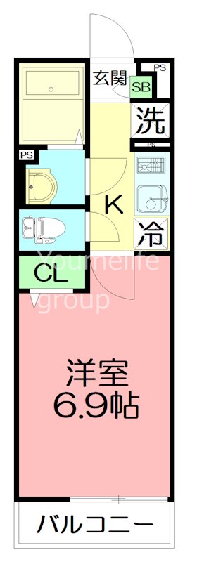 リブリ・プモリ鵠沼 301号室 間取り