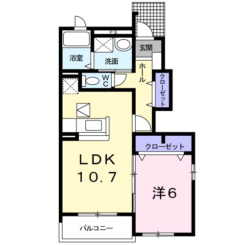 プレジャーヒルズ湘南 101号室 間取り