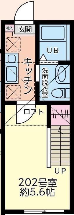 オリーブ藤沢 202号室 間取り