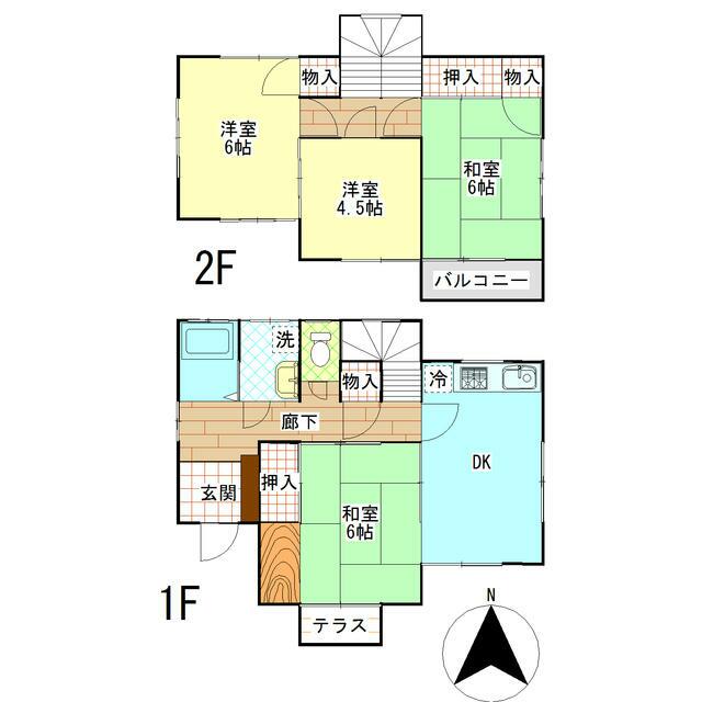 用田貸家 間取り