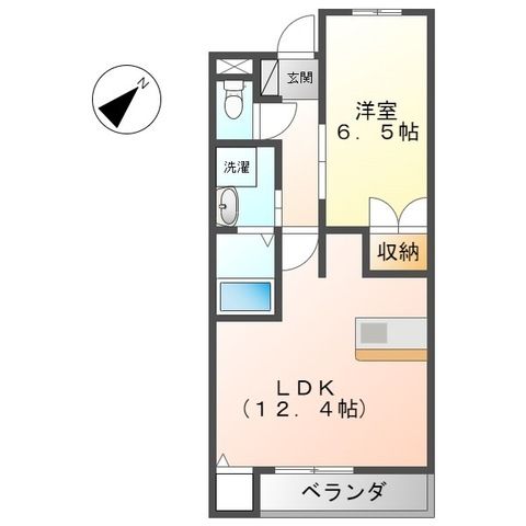 ソワール鎌倉 301号室 間取り