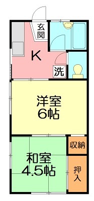 伊勢原エイトハイム 104号室 間取り