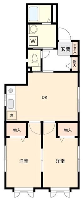 エーリ・パル 201号室 間取り
