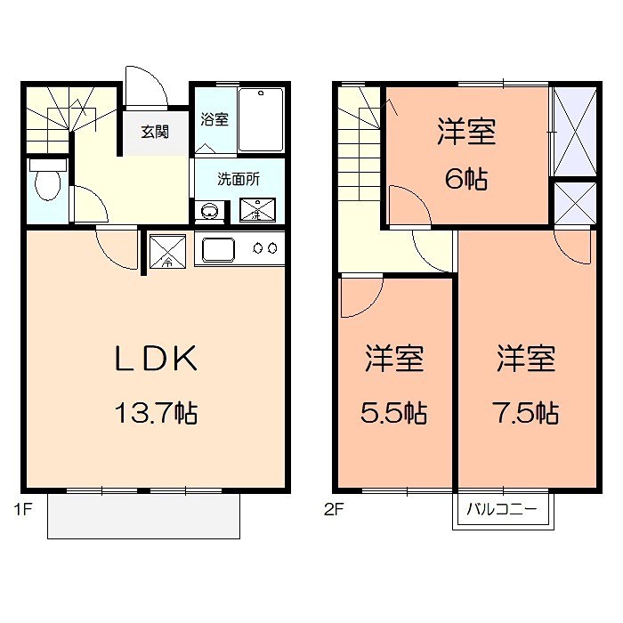 ハイツ髙梨 101号室 間取り