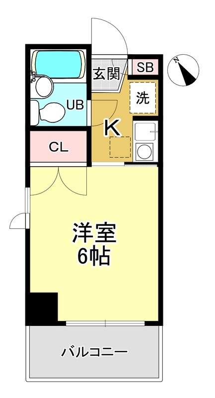 サンビレッジ伊勢原 901号室 間取り