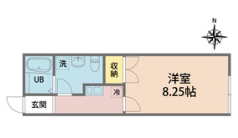 シェモア伊勢原 103号室 間取り