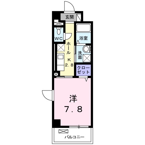 ラフィール鎌倉 308号室 間取り