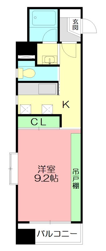 アネシス湘南 406号室 間取り