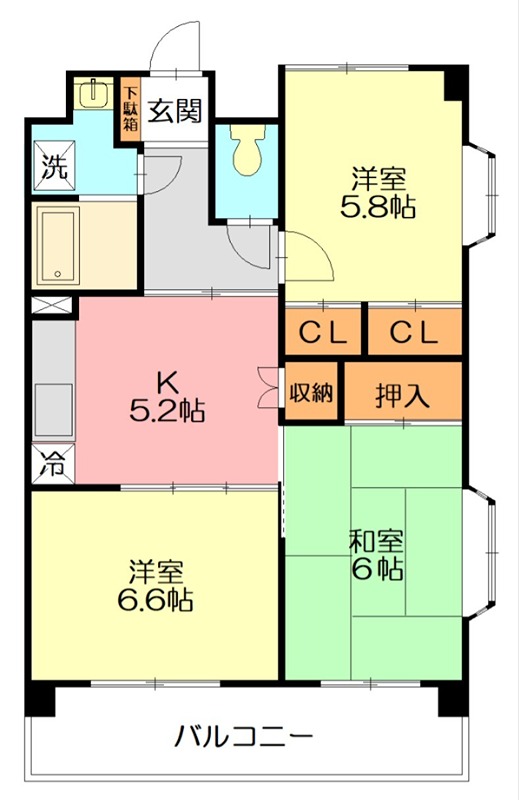 ベル・アネックス 301号室 間取り