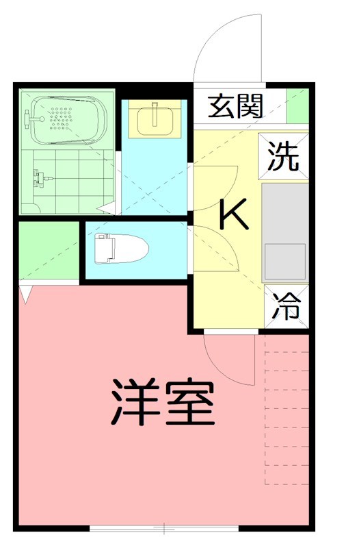 アザーレ・レーヴ東海大学前 203号室 間取り