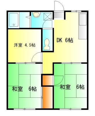 フォーブル酒匂C 101号室 間取り
