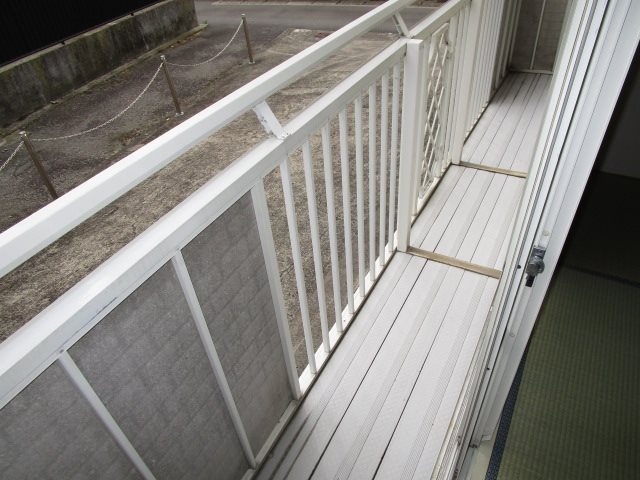 ホワイトクレイン ベランダ