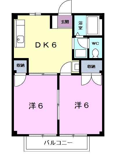 スイートパル 102号室 間取り