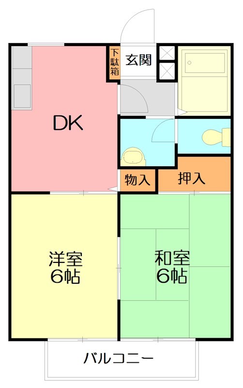 アネックス 102号室 間取り