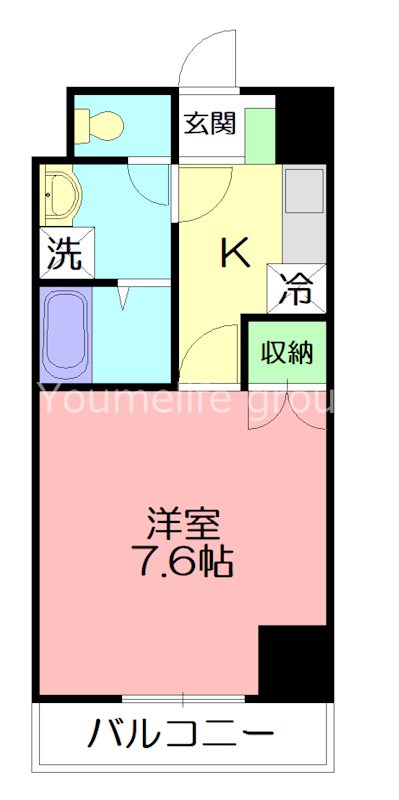 ゆたかビルⅡ 303号室 間取り