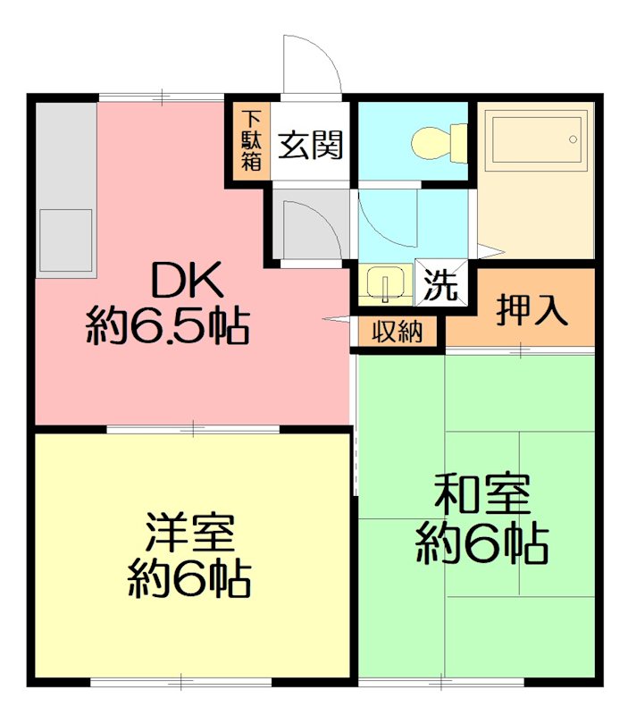 エスアイメゾン 102号室 間取り