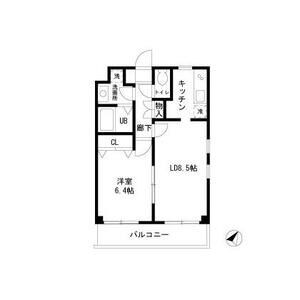 フォレストⅠ 201号室 間取り