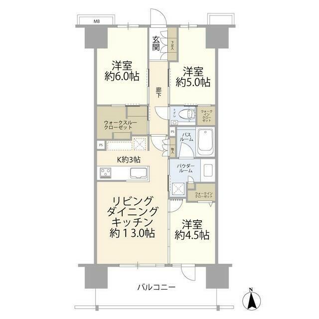 エクセレントシティ本厚木駅前 14F号室 間取り