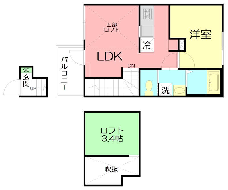 湘南台2丁目計画　 201号室 間取り
