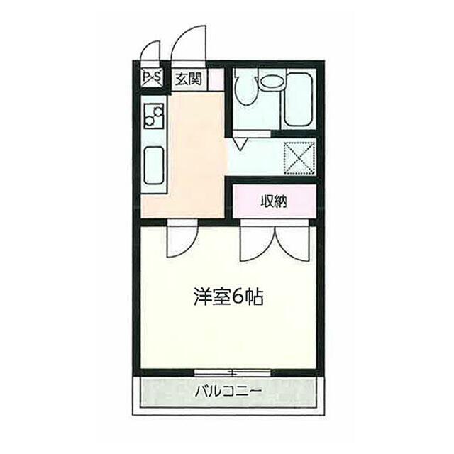 ソレアード 205号室 間取り