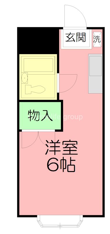 ゆりかごハイツ 308号室 間取り