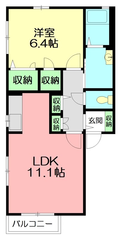 エミネンス湘南 00201号室 間取り