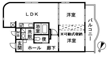 K.プラージュ 504号室 間取り