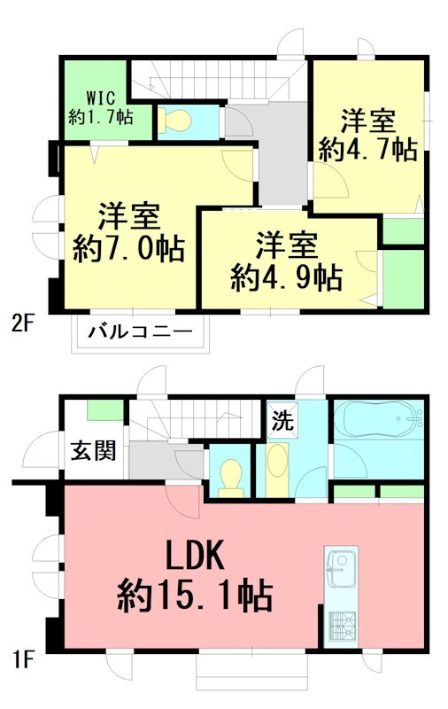 ひばりが丘戸建　Ａ棟 間取り