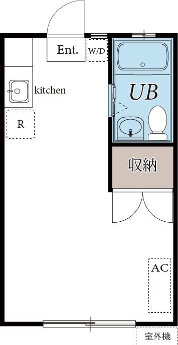 サンハイム神山 103号室 間取り