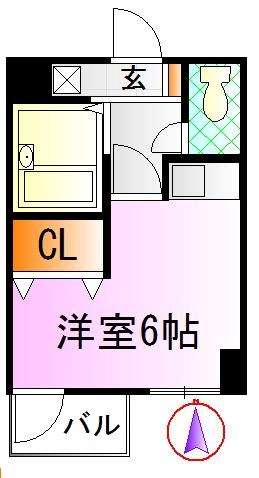 ピア 205号室 間取り